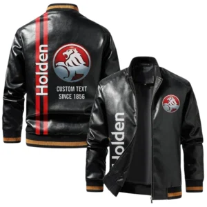 Vintage Holden Exclusive Logo Jacket, Classic Ribbed Collar and Striped Cuffs, Custom Name TN21032025Y12LJ93CT2HOL