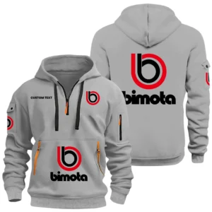 Bimota Half Zip Hoodie, Sports Hooded Multi-Pockets, Custom Name HIDI050325Y25QZ2HBIM