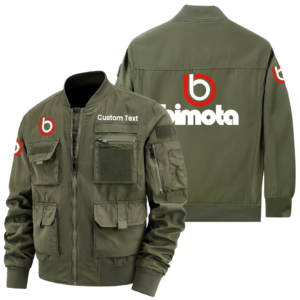 Bimota Exclusive Logo Jacket x Baseball Collar Style Multiple Pockets Men Hiking Outdoor Jacket Custom Name HIHI190325Y40JCXBIM