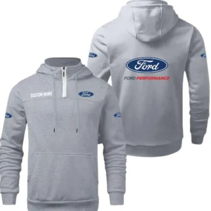 Ford Performance Quarter Zip Hoodie Sports Hoodie Customize Name