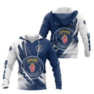 Saab Limited 2025 Pullover Hoodie All Over Print Gift For Cars Fans, Custom Name HG260425Y2PH3DCT1SAA