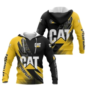 Caterpillar Pullover Hoodie All Over Print Gift For Cars Fans Custom Name