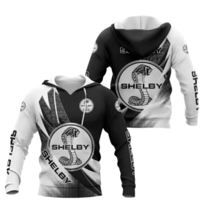 Shelby Pullover Hoodie All Over Print Gift For Cars Fans Custom Name