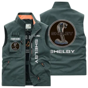 Shelby Multi Pocket Vest Sleeveless Men Outdoor Vest Lightweight Customize Text