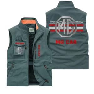 MG Cars Multi Pocket Vest Sleeveless Men Outdoor Vest Lightweight Custom Name For Fans TN190425Y39MPVCT1MGC