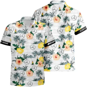 Mercedes AMG Hawaiian Shirt x Beach Shorts Full Set Limited 2025 All Over Print, Custom Name HIHI170425Y7HWY8SHAMG