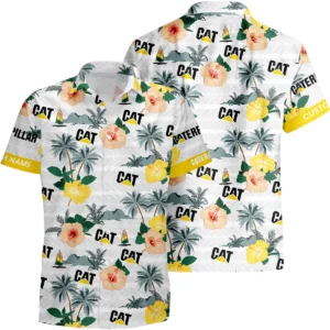 Caterpillar Hawaiian Shirt x Beach Shorts Full Set Limited All Over Print Custom Name