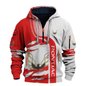 Firebird Pontiac Half Zip Hoodie All Over Prints, Multi-Pockets Custom Name TN130525Y26QZ3CT1FIP