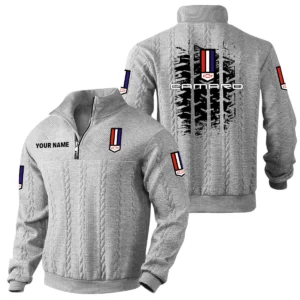 Chevrolet Camaro Quarter Zip Sweatshirt Stand Collar Gift For Fan Custom Name