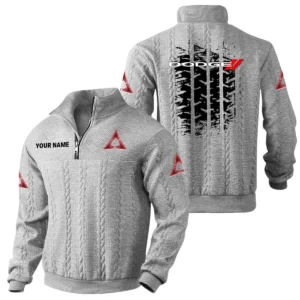 Dodge Quarter Zip Sweatshirt Stand Collar Gift For Fan Custom Name