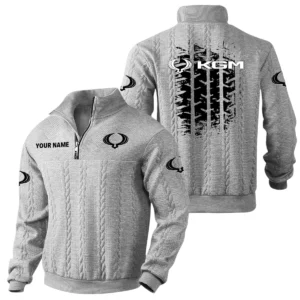 KG Mobility Quarter Zip Sweatshirt Stand Collar Gift For Fan Custom Name