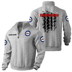 Lambretta Quarter Zip Sweatshirt Stand Collar Gift For Fan Custom Name