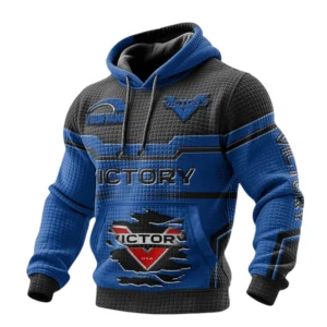 Victory Motorcycles Waffle Pullover Hoodie 3D Custom Your Name