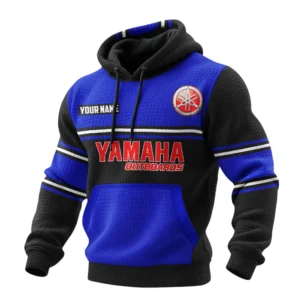 Yamaha Outboards Men's Waffle Pullover Hoodie New 2026 Limited Customize Text