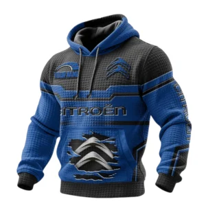 Citroen Waffle Pullover Hoodie 3D Custom Your Name