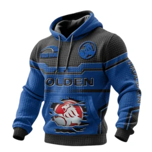 Holden Waffle Pullover Hoodie 3D Custom Your Name