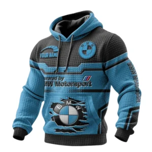 BMW Motorsport Waffle Pullover Hoodie 2026 Limited Customize Name