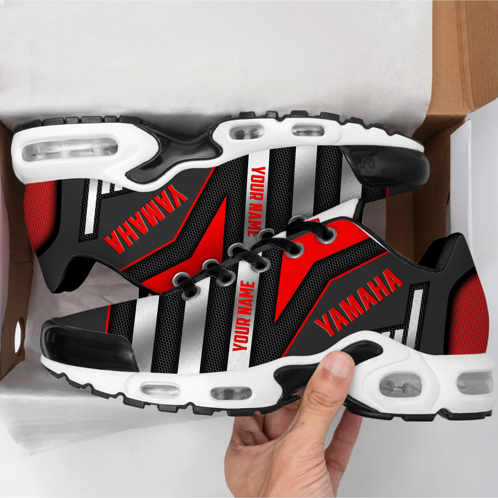 Yamaha Motor Air Max Plus Shoes Unisex Limited 2026 Customize Text Yamaha Motor Air Max Plus Shoes Unisex Limited 2026 Customize Text - Image 2