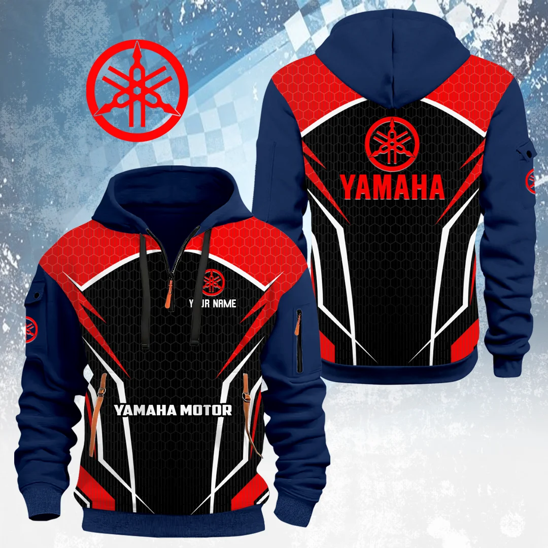 Yamaha Motor Half Zip Hoodie Limited 2026 Custom Your Name Yamaha Motor Half Zip Hoodie Limited 2026 Custom Your Name