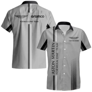 Aston Martin Racing Hawaiian Shirt x Beach Shorts Full Set Custom Name