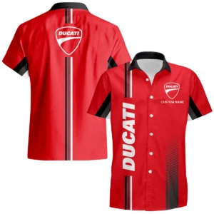 Ducati Motor Holding Hawaiian Shirt x Beach Shorts Full Set Custom Name