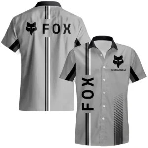 Fox Racing Hawaiian Shirt x Beach Shorts Full Set Custom Name