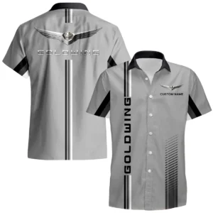 Honda Gold Wing Hawaiian Shirt x Beach Shorts Full Set Custom Name