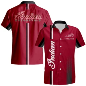 Indian Motorcycle Hawaiian Shirt x Beach Shorts Full Set Custom Name