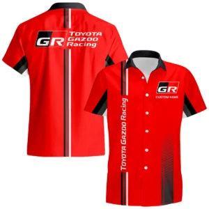 Toyota Gazoo Racing Hawaiian Shirt x Beach Shorts Full Set Custom Name