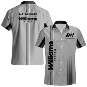 Williams Racing Hawaiian Shirt x Beach Shorts Full Set Limited Custom Text