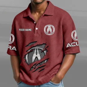 Acura Waffle Polo Shirt New 2026 Limited Personalize Name