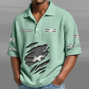 Automobile Dacia Waffle Polo Shirt New 2026 Limited Personalize Name