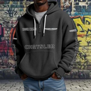 Chrysler Quarter Zip Waffle Hoodie New 2026 Limited Customize Name