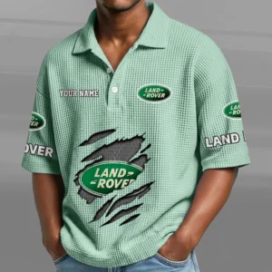 Land Rover Waffle Polo Shirt New 2026 Limited Personalize Name