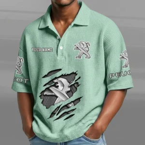 Peugeot Waffle Polo Shirt New 2026 Limited Personalize Name