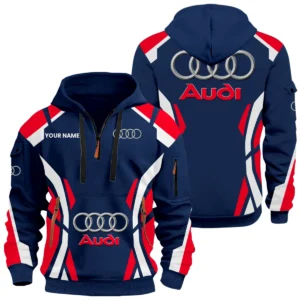 Audi Half Zip Hoodie Long Pants Full Set 2026 Limited Customize Name