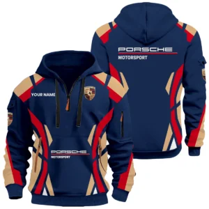 Porsche Motorsport Racing Half Zip Hoodie Long Pants Full Set New 2026 Limited Customize Text