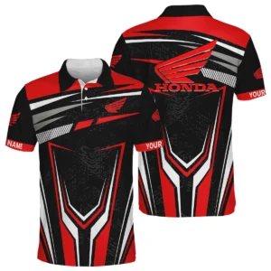 Honda Motorcycles Polo Shirt New 2026 Limited Customize Name