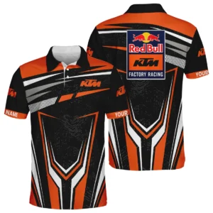 Red Bull KTM Factory Racing Polo Shirt New 2026 Limited Customize Name