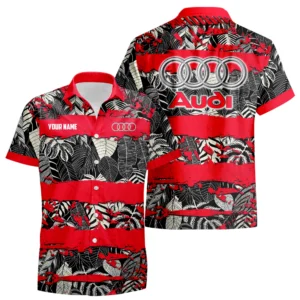 Audi Sport Racing Hawaiian Shirt Aloha Tropical Limited Custom Name For Summer