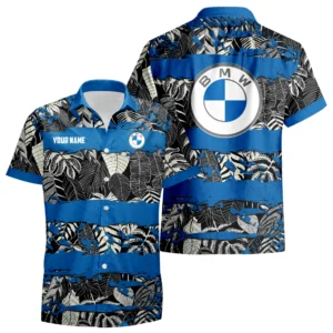 BMW Exclusive Logo Hawaiian Shirt Aloha Tropical Limited Custom Name For Summer