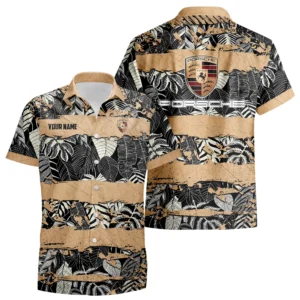 Porsche Hawaiian Shirt Aloha Tropical Limited Custom Your Text For Summer