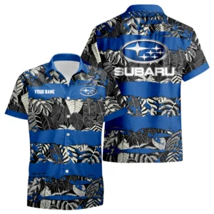 Subaru Exclusive Logo Hawaiian Shirt Aloha Tropical Limited Custom Name For Summer