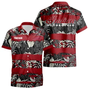 Indian Motorcycle Exclusive Logo Hawaiian Shirt Aloha Tropical Limited Custom Name
