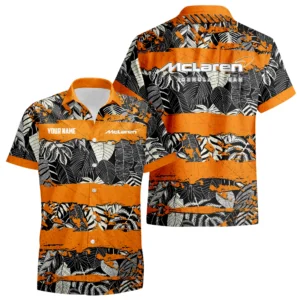 McLaren Racing Team Limited Exclusive Logo Hawaiian Shirt Aloha Tropical Limited Custom Name