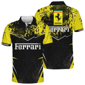 Ferrari Men's Polo Shirt 2026 Customize Name