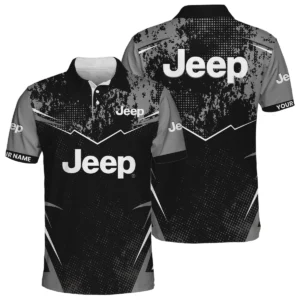 Jeep Exclusive Logo Men's Polo Shirt 2026 Customize Name