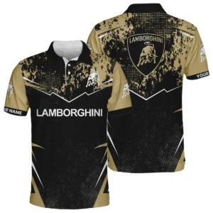 Lamborghini Exclusive Logo Men's Polo Shirt 2026 Customize Name