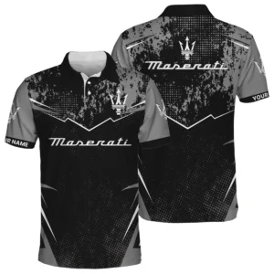 Maserati Exclusive Logo Men's Polo Shirt 2026 Customize Name