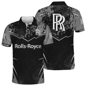 Rolls Royce Exclusive Logo Men's Polo Shirt 2026 Customize Name